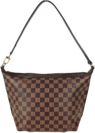 Louis Vuitton Pre-owned Damier Canvas Shoulder Bag - Dames - Vintage Schoudertas - Bruin - ONE Size - Vintage
