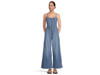 Levi's Bustier Jumpsuit Womens Casual Pants Vintage Vibe : SM, Cotton/Denim