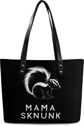 Generic Skunk Mama Tote Bags for Women Cute Shoulder Purses Handbags
