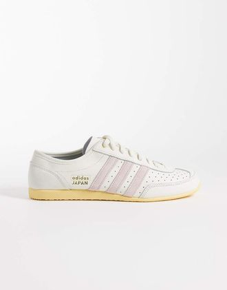 adidas Originals Japan Decon - Sneakers color crema con 3 strisce rosa-Bianco