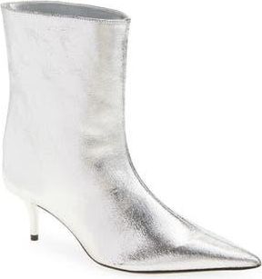 Schutz Frances Kitten Heel Bootie in Carbone at Nordstrom Rack, Size 5.5