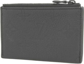 Louis Vuitton Pre-owned Monogram Shadow Coin Purse - Heren - Vintage Accessoires - Zwart - ONE Size - Vintage