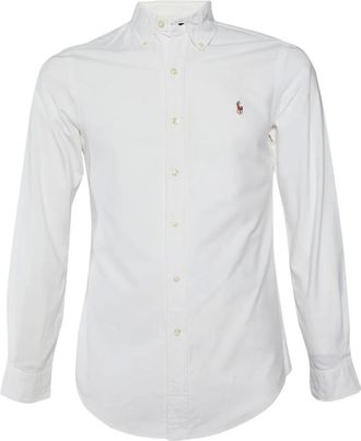Ralph Lauren pre-owned cotton embroidered shirt - White