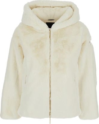 Tatras Yumola jack met logopatch en capuchon - Beige