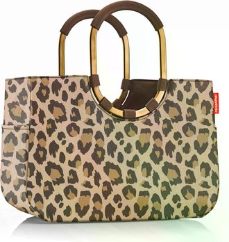 Reisenthel Einkaufskorb REISENTHEL Loopshopper L, Damen, braun (hellbraun), Polyester, Einkaufsk&ouml;rbe Einkaufskorb