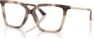 Jimmy Choo London 54mm Cat Eye optical glasses in Tortoise at Nordstrom