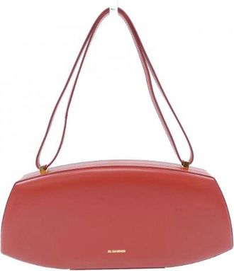 Jil Sander Pre-owned Shoulder Bags, female, Red, Size: ONE SIZE Pre-owned Leather Shoulder Bag