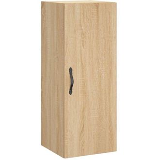 vidaXL Armario De Pared Madera Ingenier&iacute;a Roble Sonoma 34,5x34x90 Cm Vidaxl