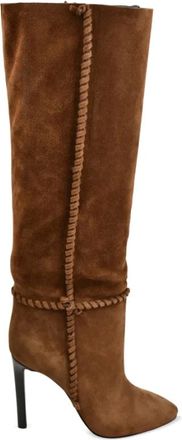 Saint Laurent Schoenen, Dames, Bruin, 41 1/2 EU, Su&egrave;de, Mica Boot