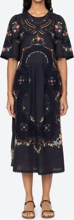 Sea New York Edwina Dress In Navy