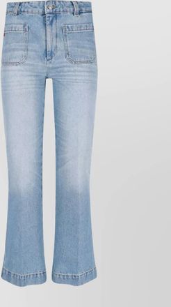 Victoria Beckham straight trousers with front and back pockets