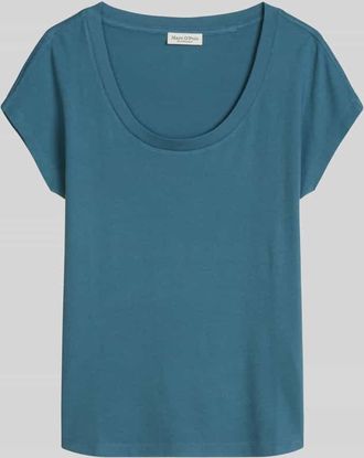 Marc O'Polo Regular Fit T-Shirt aus reiner Baumwolle in Petrol, Gr&ouml;&szlig;e L