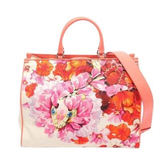 Bulgari Pre-owned Tote Bags, female, Multicolor, Size: ONE SIZE Pre-owned Canvas Shoulder Bag