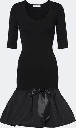 Nina Ricci Wool-blend peplum minidress