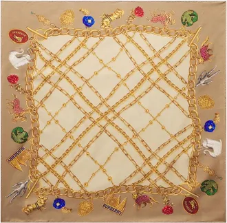 Burberry Printed silk twill scarf