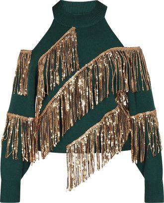 Faina Jumper Dames donkergroen