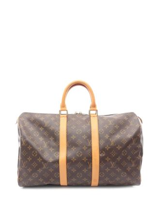 Louis Vuitton 2004 Monogram Keepall 45 travel bag - Brown