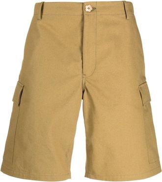 Kenzo Multi-Pocket Katoenen Cargo Shorts - Heren - Korte Broeken - Bruin - W38 - Katoen - Korte Broeken
