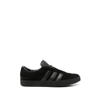 Yohji Yamamoto Schoenen, Heren, Zwart, 43 1/2 EU, Leer, Gazelle Veterschoenen