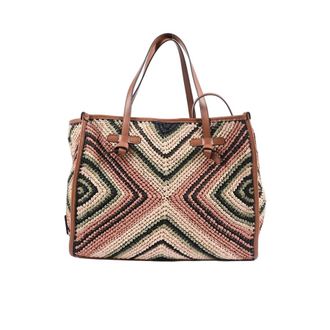 Gianni Chiarini Leather And Fabric Bag