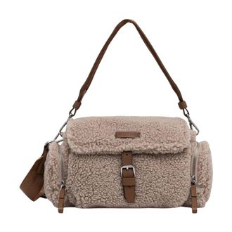 Marc O'Polo Crossbody tas - Dames - Tassen - Beige - Maat: ONE Size Zijde