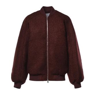 Frankie Shop Zion Bomberjack - Dames - Jassen - Rood - Maat: 2XS Zijde