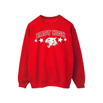 Disney Dames/Dames High School Musical The Musical Wildcat Stars Sweatshirt (Rood)