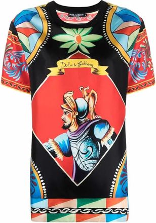 Dolce & Gabbana Stijlvolle TOP voor modefanaten - Dames - T-shirts - Veelkleurig - M - Tops