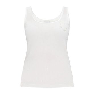Chloé Sleeveless Tops, female, White, Size: S Ribbed tank top
