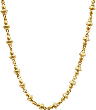 Clare Vivier Petit Mushroom Link Necklace in Gold at Nordstrom Rack