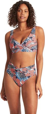 Sea Level Australia Sea Level Pilgrim Wrap High-Waist Pant Womens Tangerine Stretch Beachy DDR2275