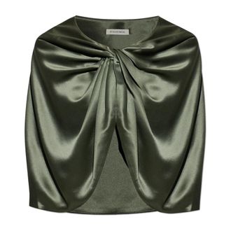 By Malene Birger Capes, female, Green, Size: ONE SIZE Pinlos Cape