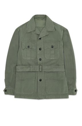 Fortela Clint Cotton Sahariana Jacket in Green at Nordstrom, Size 54 Eu