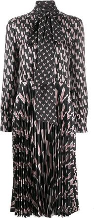 Valentino Garavani Double Vlogo Pussy-Bow Dress