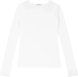 Entire studios Camiseta de manga larga pesada - Tops - Mujer - Blanco - S