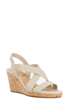 Dune London Kamies Slingback Platform Wedge Sandal in Ecru at Nordstrom, Size 7.5Us
