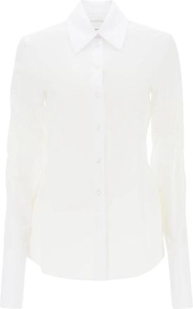 Sportmax Shirt - Dames - Overhemden - Wit - XL - Katoen - Overhemden