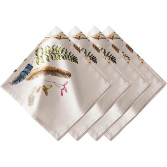 Juliska Forest Walk Set of 4 Cotton Sateen Napkins in Cafe Au Lait at Nordstrom