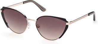 Guess GM0817 32F Womens Sunglasses Gold Size 58