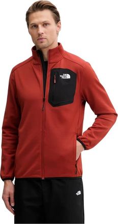 The North Face Crest Full-Zip Fleece - Heren - Outdoorjassen - Oranje - S - Polyester - Fitness