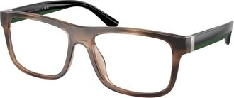 Polo Ralph Lauren Ph 2290U Optisch Montuur - Heren - Brillen - Bruin - 56 MM - Nylon - Accessoires