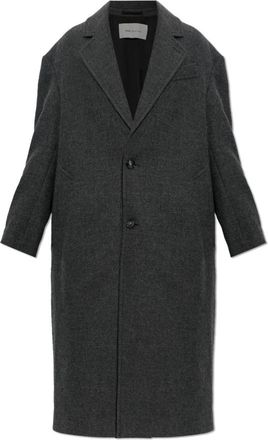 Ami Woljas met enkele split - Heren - Mantel - Grijs - M - Wol - Jassen