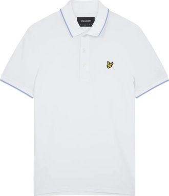 Lyle & Scott SS Polo Shirts Tipped Polo Shirt - Heren - Polos - Wit - M - Tops