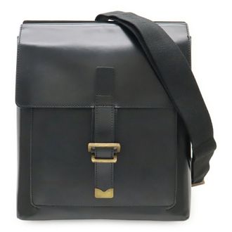 Louis Vuitton Black Leather Shoulder Bag (Pre-Owned)