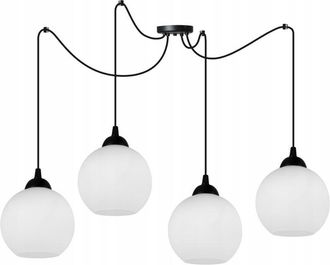 OEM L&aacute;mpara Colgante Ara&ntilde;a Cl&aacute;sica Pantalla De Cristal