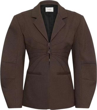 Gestuz Lamia Blazer - Dames - Blazers - Bruin - XL - Polyester - Jassen