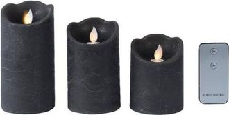 Lumineo LED stompkaars - dia7.50-H15.00cm-1L (set van 3)