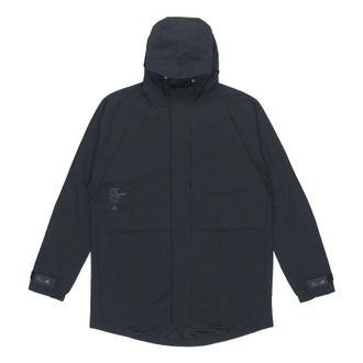 adidas TH Parkar Casual Sports Hooded Jacket Black GF4018