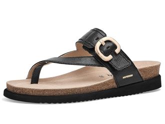 Mephisto Izaora Womens Sandals Black : EU 40 (US Womens 10) B - Medium, Leather