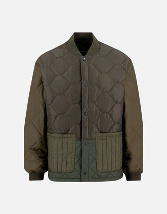 Barbour Mens Barbour Heritage+ Cording Quilted Jacket - Green - Size: 38/Regular